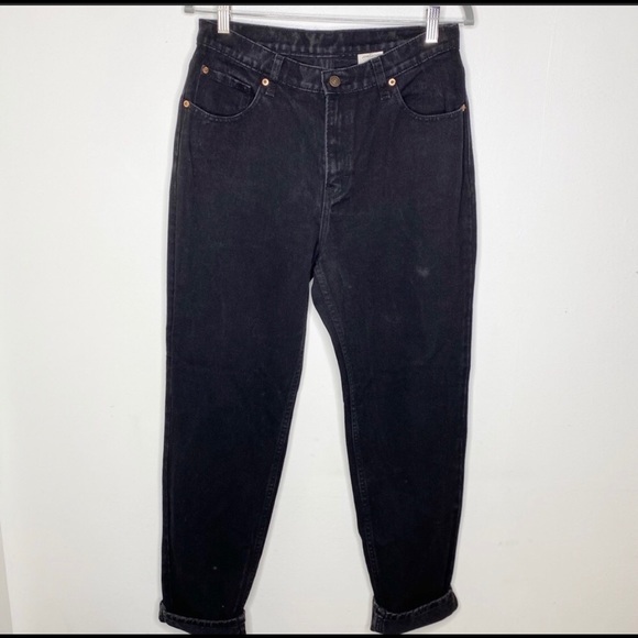 vintage black mom jeans